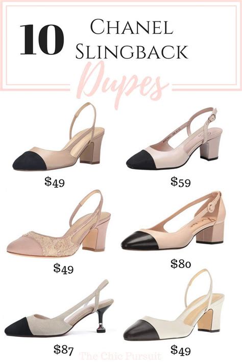 chanel ballerinas dupes|chanel slingback shoes dupe.